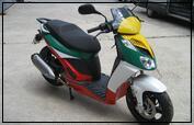 Motorrad Lackierung